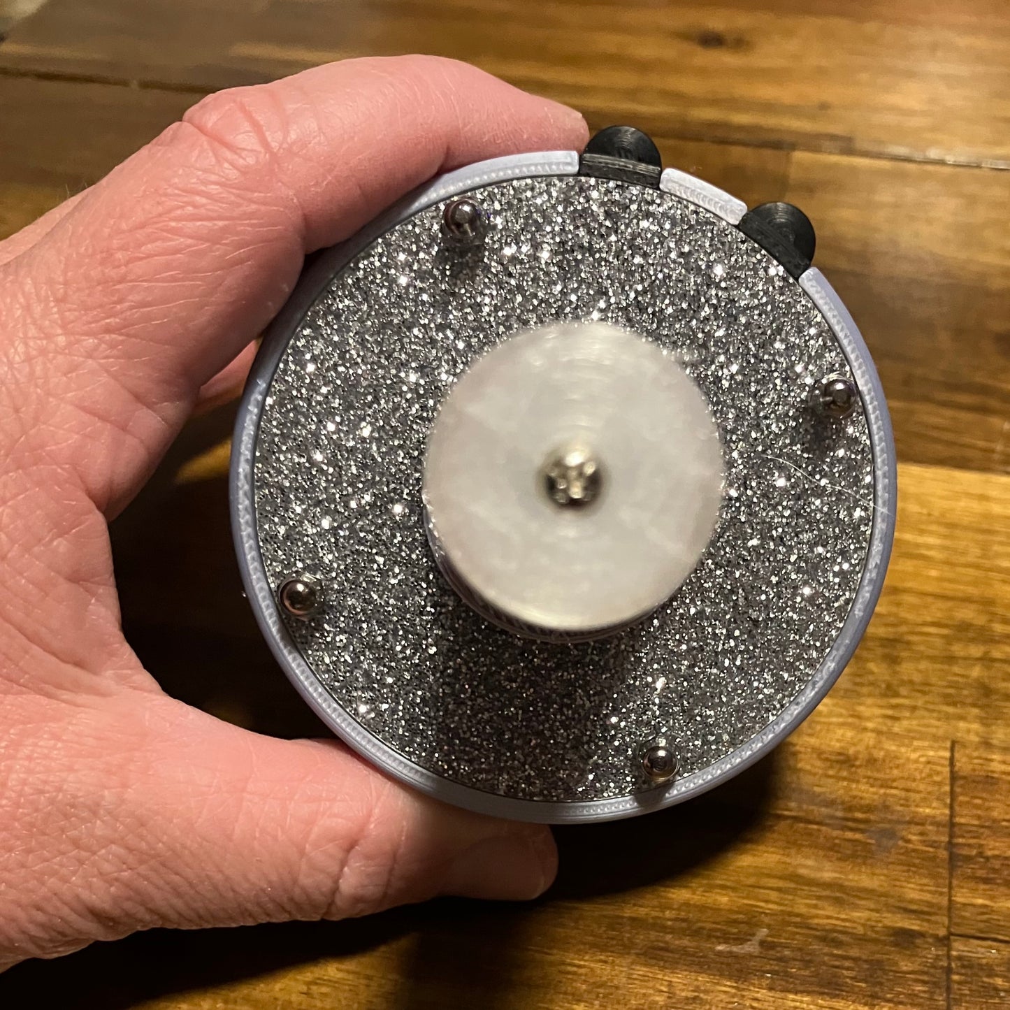 Custom laser engraving on Babykari lamp lid
